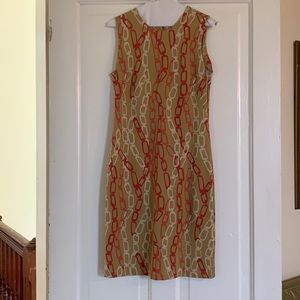 Cute J McLaughlin Dress with chain link pattern